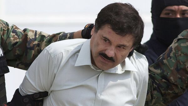 Мексиканский наркобарон Хоакин Гусман Лоэра,Эль Чапо. Архивное фото