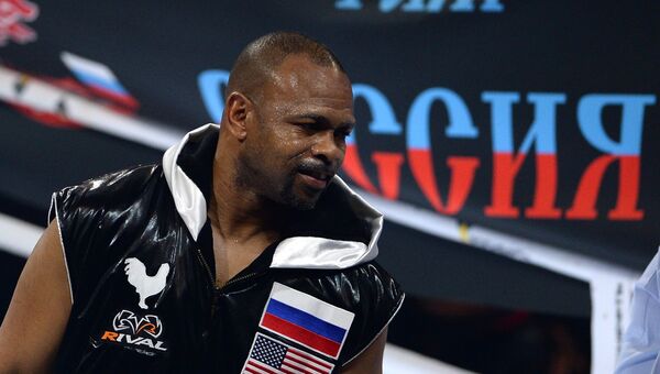 Российско-американский боксер Рой Джонс