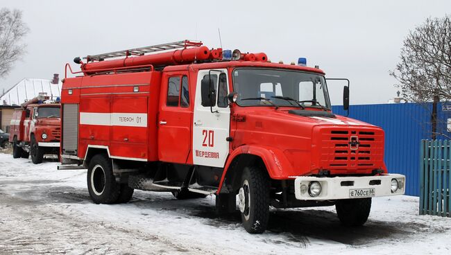 Пожар в психоневрологическом диспансере в селе Алферовка Новохоперского района Воронежской области