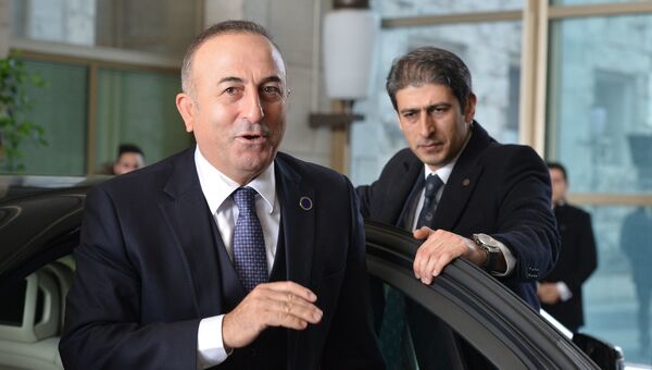 Министр иностранных дел Турции Мевлют Чавушоглу. 13 декабря 2015