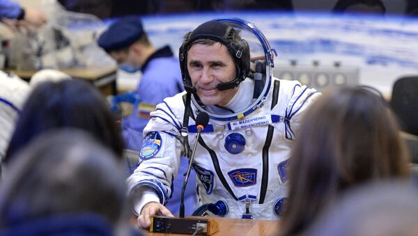 Участник 46/47 длительной экспедиции на Международную космическую станцию, космонавт Роскосмоса Юрий Маленченко. Архивное фото