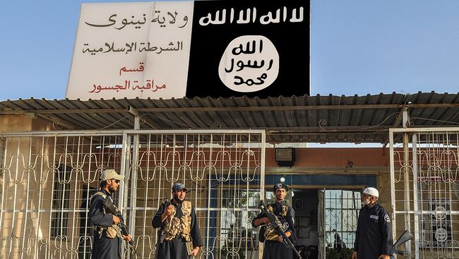 Боевики террористической группировки Исламское государство. Архивное фото