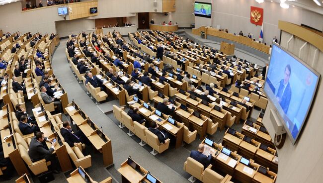 Заседание Госдумы. Архивное фото