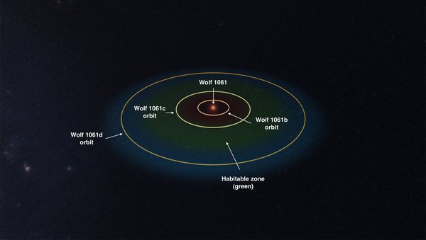 Карта звездной системы Wolf 1061