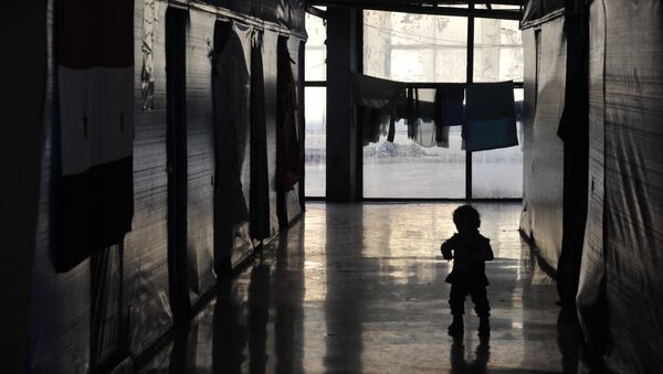 Ребенок-беженец. Архивное фото