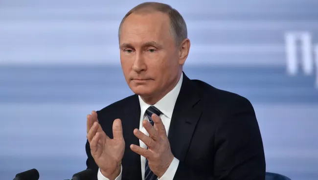 Одиннадцатая ежегодная большая пресс-конференция президента России Владимира Путина