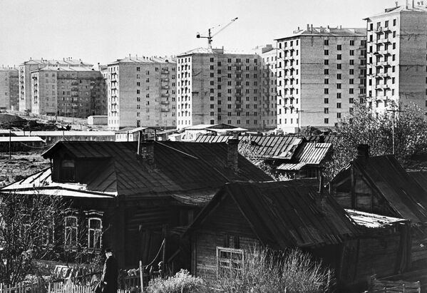 Старые и новые жилые дома Москвы. 1970 год