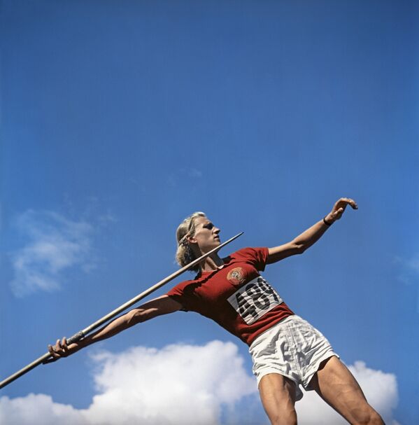 Легкоатлетка Александра Чудина на XV Летних Олимпийских играх 1952 в Хельсинки