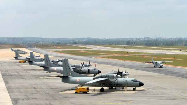 Самолеты Ан-32 ВВС Индии. Архивное фото