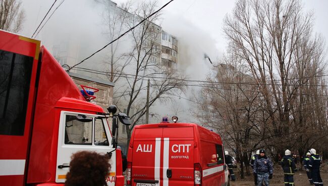 Взрыв бытового газа в многоэтажном доме в Волгограде