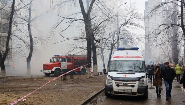 Взрыв бытового газа в многоэтажном доме в Волгограде. Архивное фото