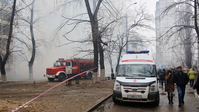 Взрыв бытового газа в многоэтажном доме в Волгограде