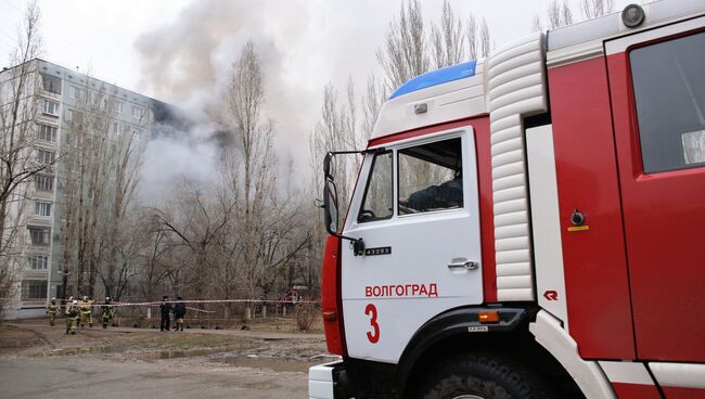 Взрыв бытового газа в многоэтажном доме в Волгограде