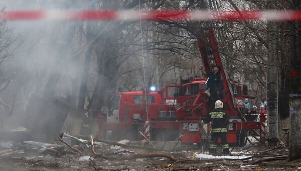 Взрыв бытового газа в многоэтажном доме в Волгограде. Архивное фото.