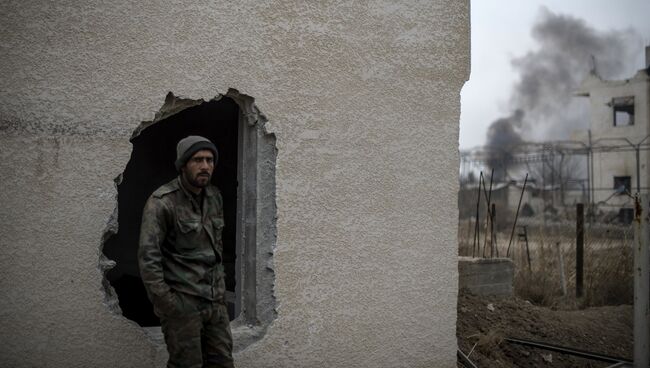 Военнослужащий Сирийской арабской армии. Архивное фото