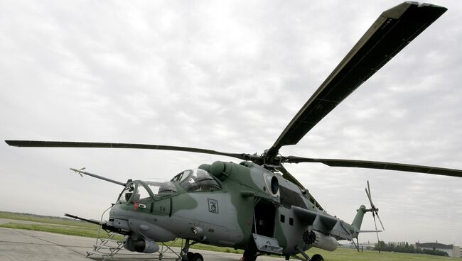 Боевой вертолет Ми-24П