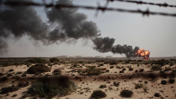 Пожар в Ливии. Архивное фото
