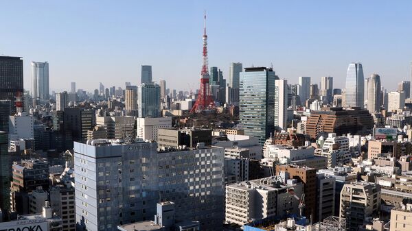 Вид на Токио, Япония. Архивное фото