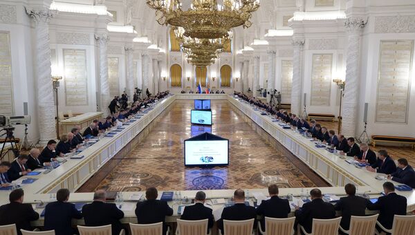 Заседание Госсовета РФ в Кремле. Архивное фото