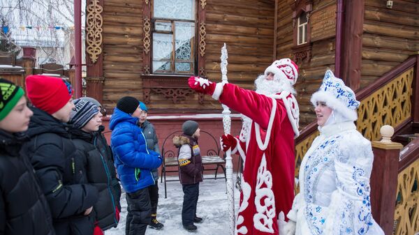 Резиденция Деда Мороза в Омской области. Архивное фото