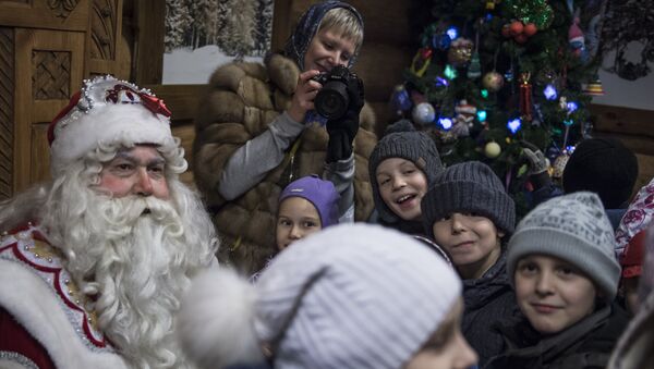 Московская усадьба Деда Мороза. Архивное фото