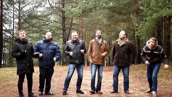 Литовский ансамбль исполнил песню на черкесском языке а капелла