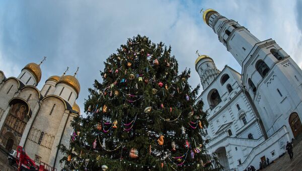 Новогодняя елка в Кремле. Архивное фото