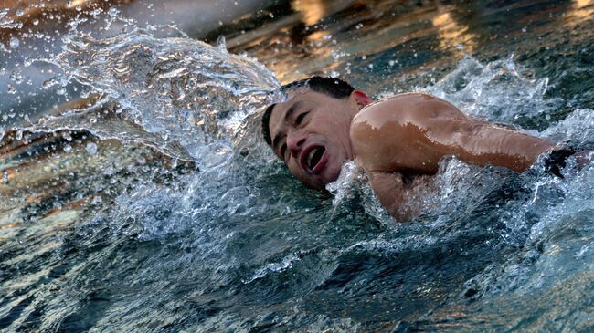 Международные соревнования по зимнему плаванию