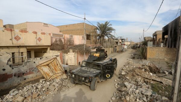 Иракские силы безопасности в городе Эр-Рамади. Архивное фото