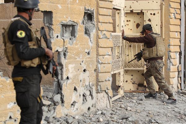 Иракские силы безопасности в городе Эр-Рамади, провинция Анбар