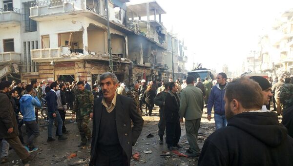 Теракт в сирийском городе Хомс