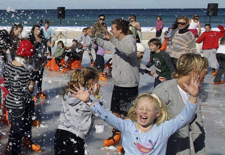 Каток на пляже Bondi Beach, Сидней, Австралия