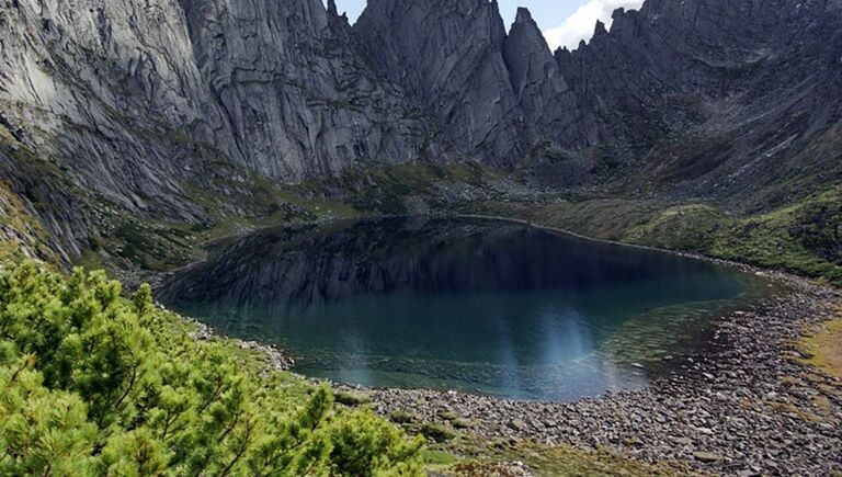 Буреинский заповедник. Озеро Медвежье