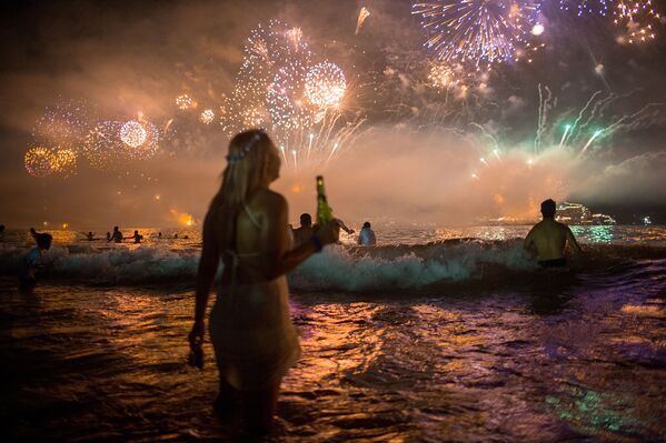 Празднование Нового года в Рио-де-Жанейро