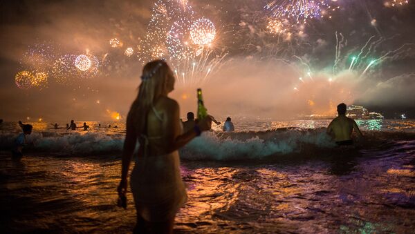 Празднование Нового года в Рио-де-Жанейро