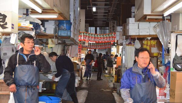 Рынок Цукидзи в Токио, Япония. Архивное фото
