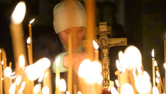 Празднование Рождества Христова в городах России