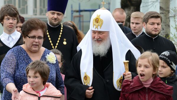 Патриарх Кирилл посетил реабилитационный центр для детей