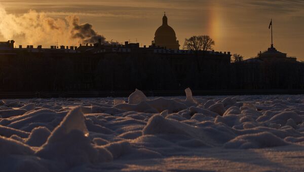 Зимняя погода в Санкт-Петербурге. Архивное фото