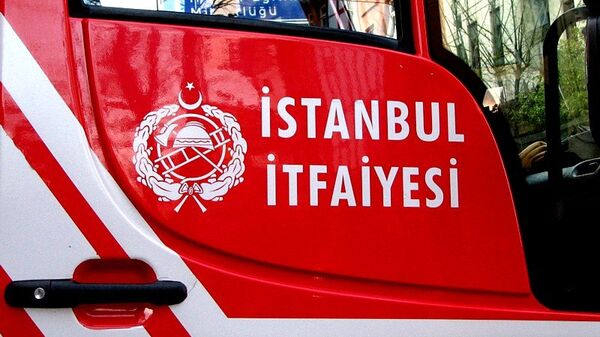 Пожарная машина в Стамбуле, Турция