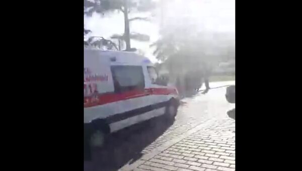 Первые кадры из района взрыва в Стамбуле. ВИДЕО