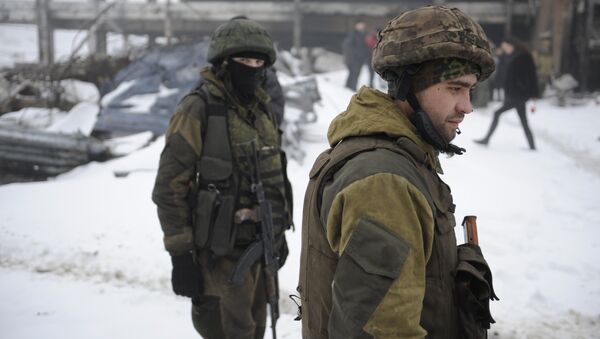 Бойцы ополчения Донецкой народной республики. Архивное фото