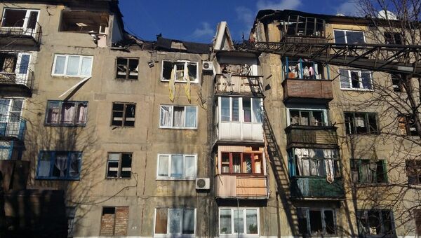 Последствия взрыва газа в жилом доме Донецкой области