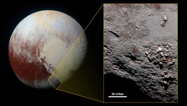 НАСА опубликовало снимок потенциального криовулкана на Плутоне