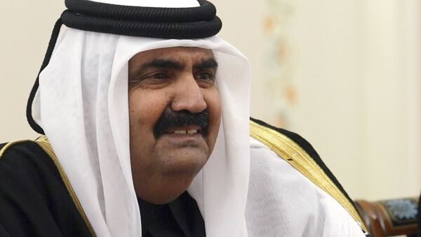 Эмир Государства Катар Хамад Бин Халиф Аль-Тани. Архивное фото