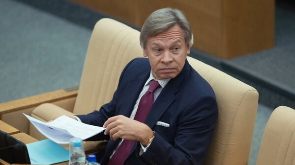 Председатель комитета Государственной Думы РФ по международным делам Алексей Пушков