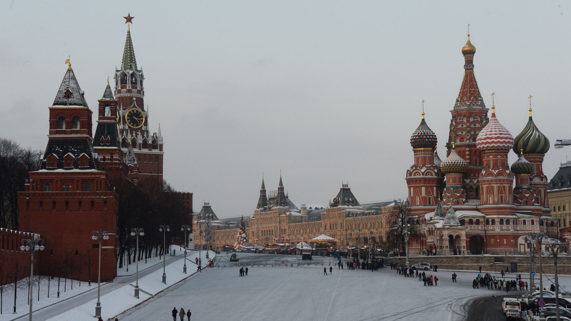 Площадь Васильевский спуск и Красная площадь в Москве - РИА Новости, 1920, 29.12.2022