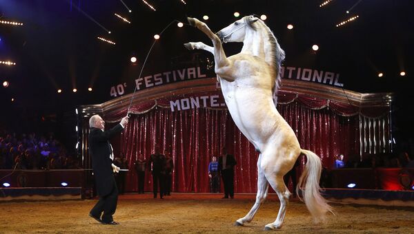 40-й Международный Цирковой Фестиваль в Монако. Архивное фото