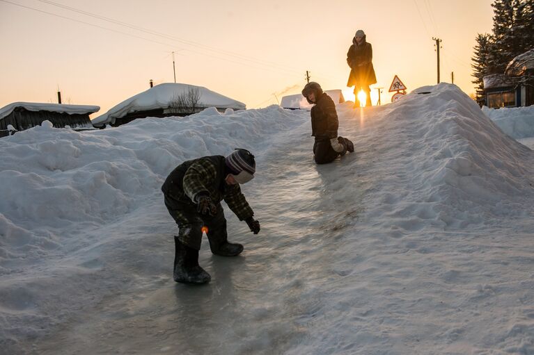 Зима в Омской области