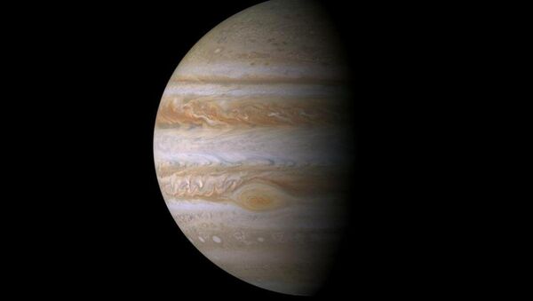 Планета Юпитер. Архивное фото